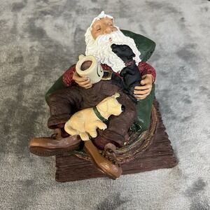 Comfort & Joy by Phyllis Driscoll Santa and Dogs Ducks Unlimited